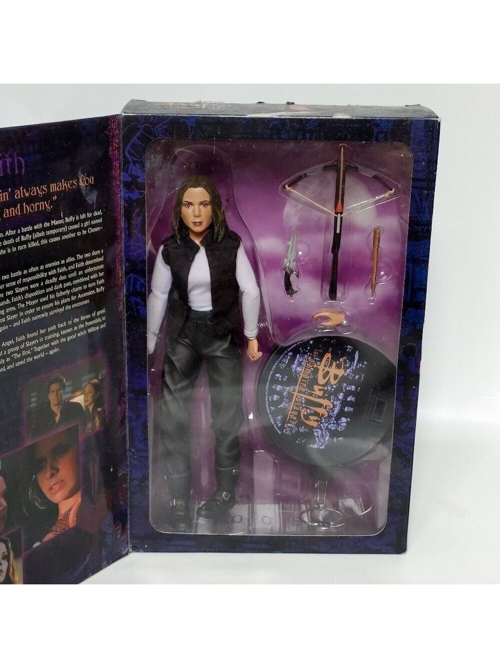 BUFFY the Vampire Slayer Doll Action Figure FAITH Eliza Dashka 12" FIGURE 2004